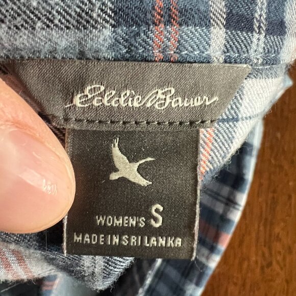 set of 3 fall plaid women's button down shirts size S/M 100% cotton - Picture 3 of 16